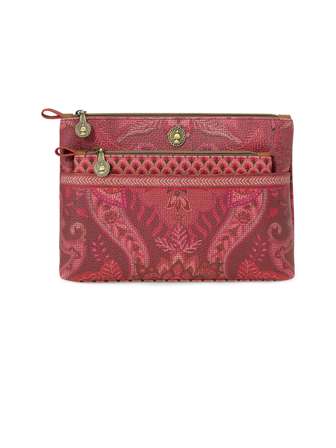 PIP STUDIO | Kosmetiktasche KYOTO FESTIVAL 26x18x 12cm Combo green | beere